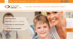 Desktop Screenshot of coomeradentalcare.com.au