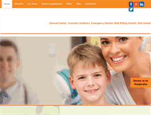 Tablet Screenshot of coomeradentalcare.com.au